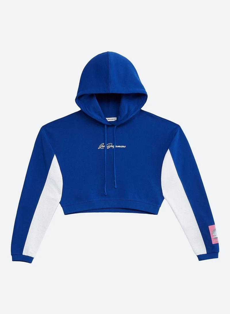 LES BENJAMINS SUPER CROP HOODIE 004