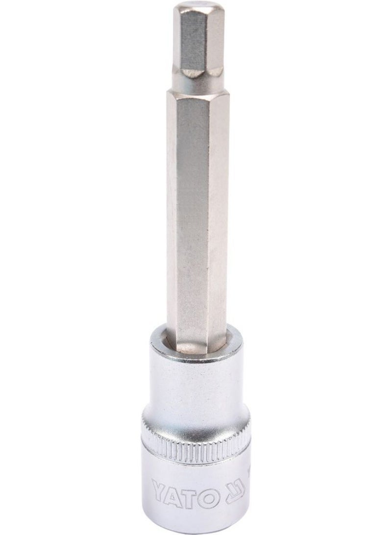 YATO Socket Bit 1/2" Hex 8mm L=100mm YT-04394