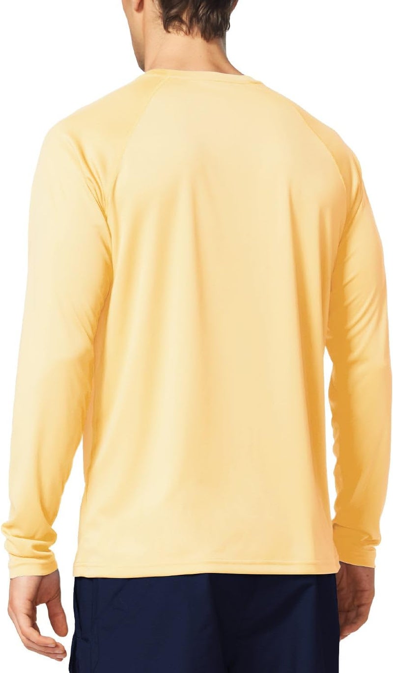 Baleaf Men's Sun Protection Shirts UV SPF UPF 50+ Long Sleeve Rash Guard Fishing Running Quick Dry Lightweight - Image 2
