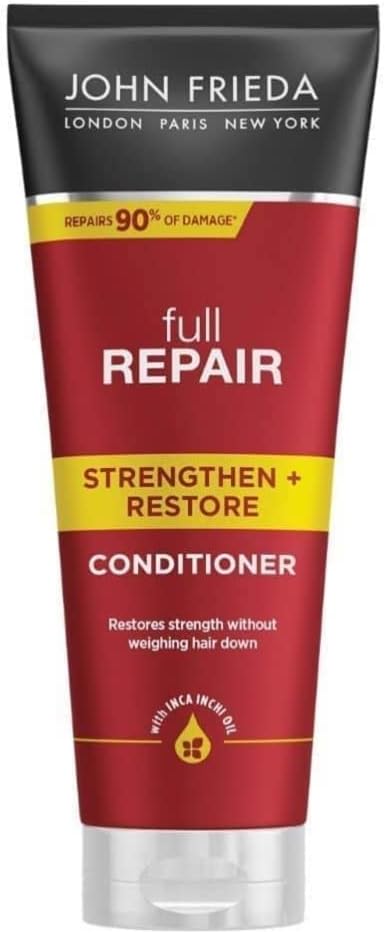 John Frieda John Frieda Full Repair Strengthen Restore Conditioner 250 ml Strengthening and Repairing Conditioner for Dry Stressed and Damaged Hair 