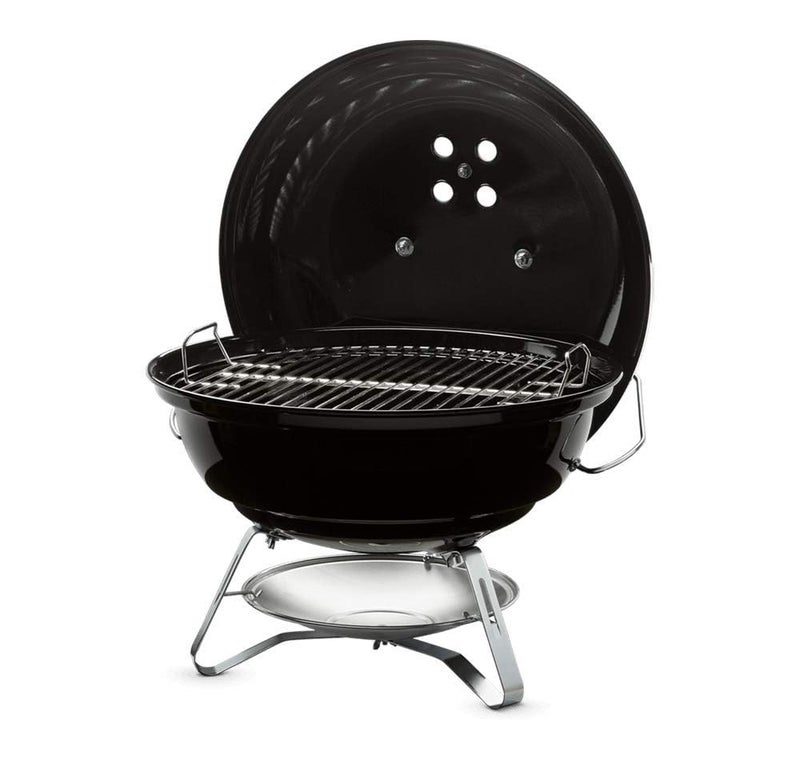Weber Jumbo Joe Charcoal Grill, 18‑Inch, Black – Lightweight Portable Kettle BBQ Grill with Tuck‑N‑Carry® Lid Lock for Camping, Tailgating & Outdoor Cooking - Image 3