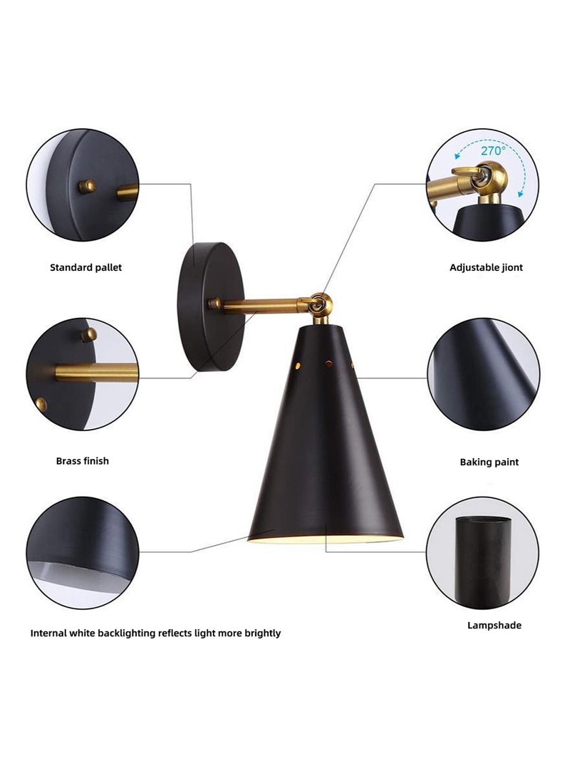 Wmlamz Wmlamz Wireless Powered Rocker Silver Wall Sconce with Remote, 1 Piece 2 Light, No Wiring Required Study Light Porch Staircase Bedroom Wall Sconce  - Image 5