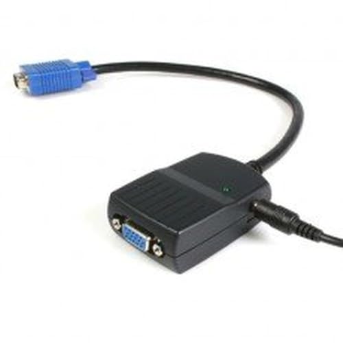 StarTech.com 2 Port VGA Video Splitter - USB Powered - 2048x1536 - VGA Video Monitor Splitter Dual Port (ST122LE) Black - Image 3