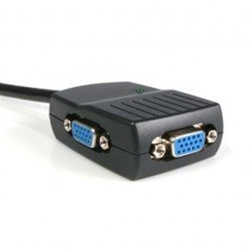 StarTech.com 2 Port VGA Video Splitter - USB Powered - 2048x1536 - VGA Video Monitor Splitter Dual Port (ST122LE) Black - Image 4