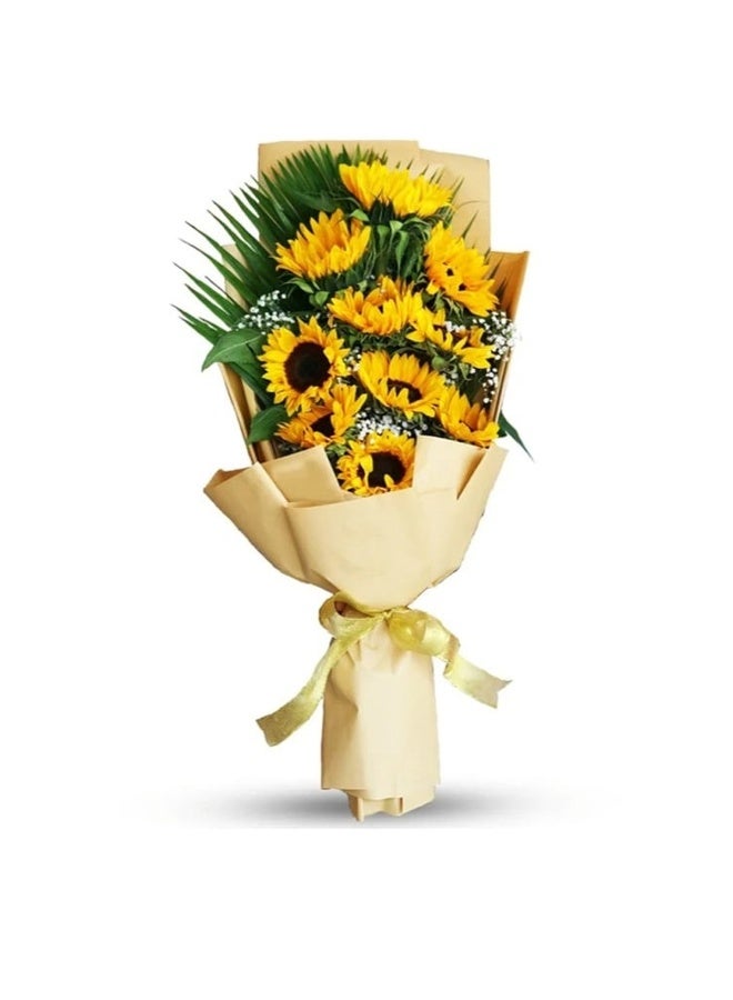 Carmel Flowers 10 Sun Flower Bouquets