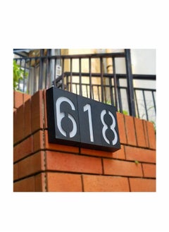 Y&D LED Solar House Number Light, Garden Numbers Powered Address Sign Illuminated Outdoor Plaques and Wall Art Lighted Up for Home Yard Street (Digit 1)  - Image 5