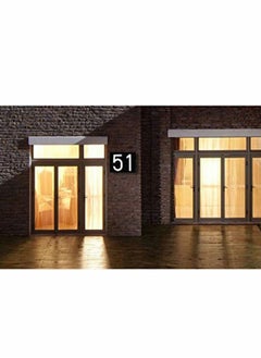 Y&D LED Solar House Number Light, Garden Numbers Powered Address Sign Illuminated Outdoor Plaques and Wall Art Lighted Up for Home Yard Street (Digit 1)  - Image 4