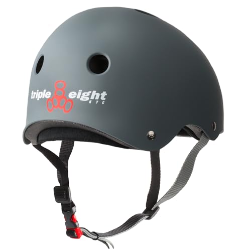 Triple Eight Certified Sweatsaver Helmet for Skateboarding, BMX, Roller Derby, Roller Skating, Inline Skating, Scooter and Bike - Image 2