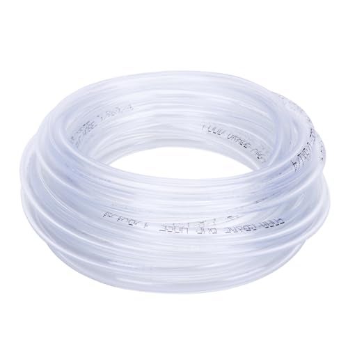 DERNORD PVC Tubing 1/8"ID X 1/4"OD Flexible Clear Vinyl Hose 10 Feet for Food Grade - Image 1