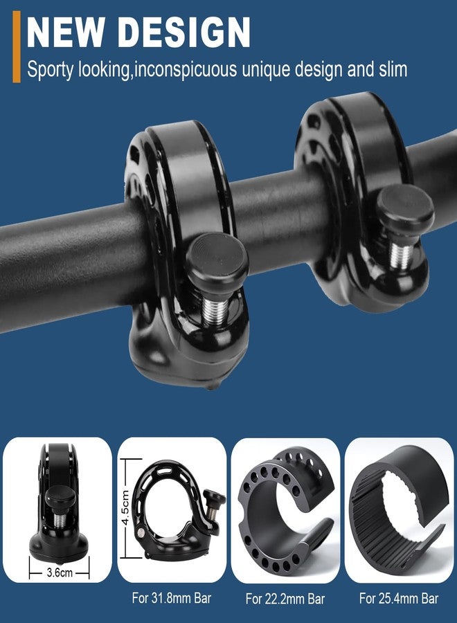 Kutrick Bike Bell - Bicycle Bell for AirTag | 120db Bike Bells for Adults Kids fit 22-31.8 mm Handlebar - Bike Ring Bell Hidden Airtag for Mountain Road Bike Scooter Ebike - Image 4
