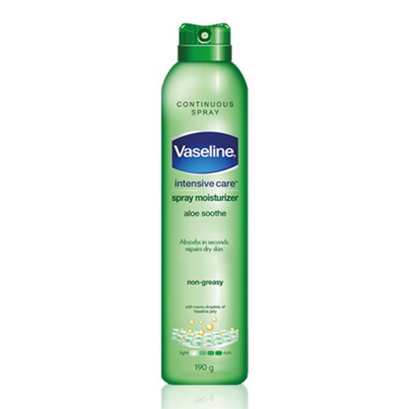 Vaseline Spray & Go Moisturizer, Aloe Fresh, 6.5 oz - Image 1