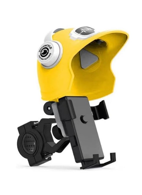 Stylish Helmet Cell Phone Holder for Motorcycle and Bike,Sun and Rain Resistant, Compatible with Most Smartphone Models, Multi-Angle Adjustable, and Easy to Install on Your Motorcycle