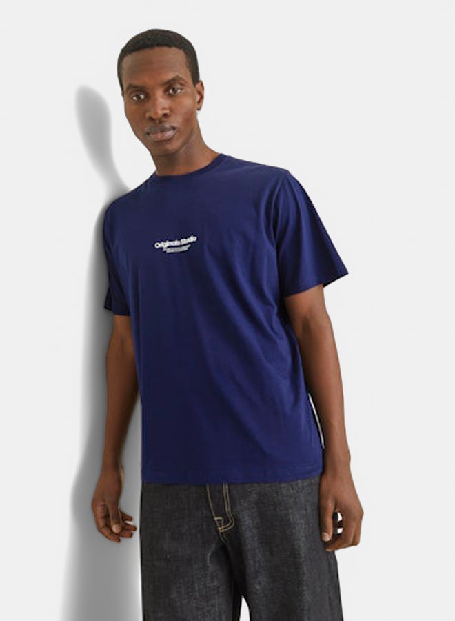 JACK & JONES JACK & JONES Mens Vesterbro Crew Neck Tee  - Image 2