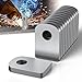 Dabolang 12 Pcs Weld on Tabs with Holes Weld on Steel Gussets Weld on Shock Mounts Weld on Zip Tie Tab Weld on Light Tabs 1 x 15 Square Steel Gussets for Welding 02 Thick - Image 2