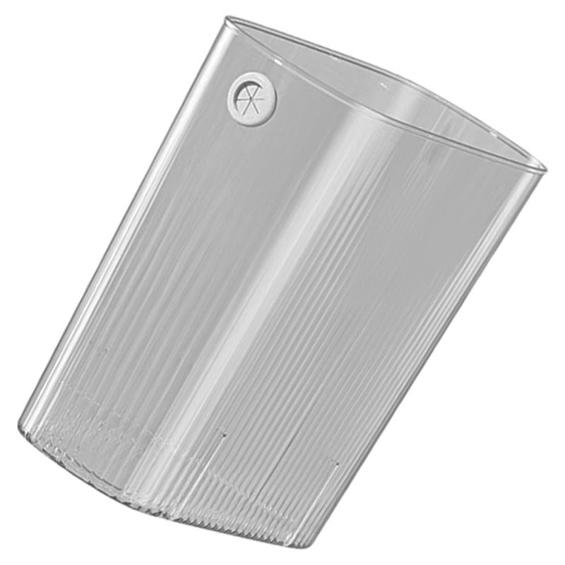 iplusmile Trash Can for Narrow Spaces, No-Press Ring Plastic Wastebasket for Bathroom and Bedroom, Grey Rubbish Bin for Home Office Storage - Image 1