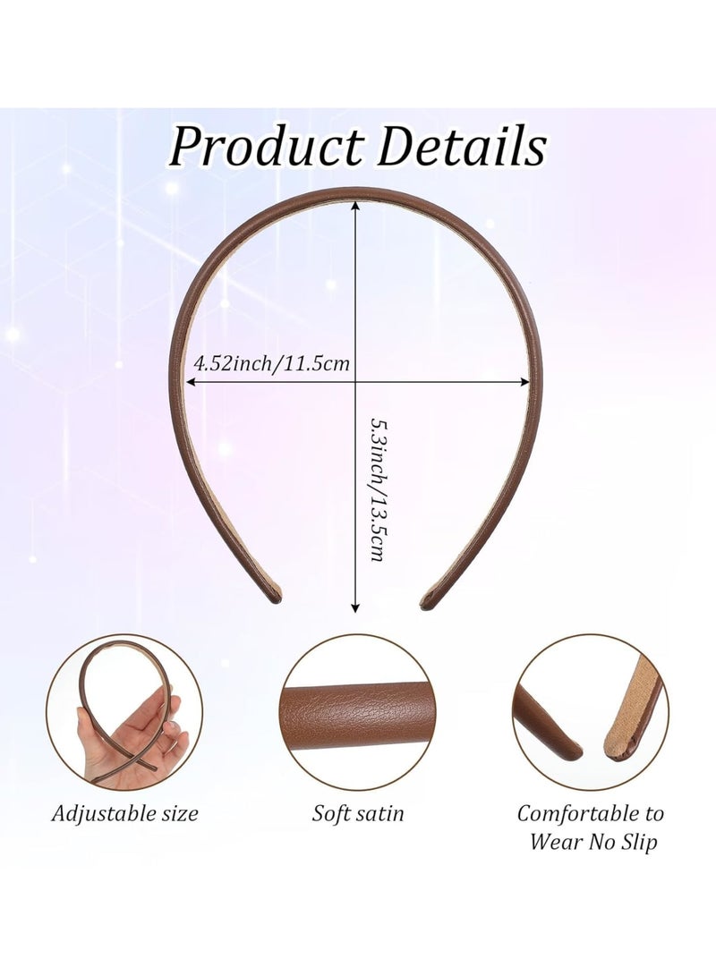 SYOSI Skinny Headbands for Women, 4 Pack Non-Slip Stretch Hair Bands, Slim and Comfortable Headband Set for Casual, Office and Daily Stylish Wear, Suitable for All Hair Types - Image 3