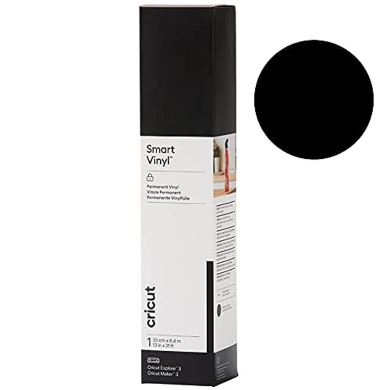 Cricut Smart Vinyl Permanent 33x640cm 1 sheet (Black) - Image 3