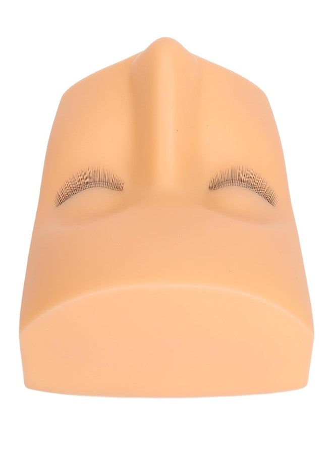 TARSHYRY 3 Layer Lashes Eyelash Mannequin Head, Beginner Practice, Soft Silicone, Wide Use (Yellow Skin) - Image 2