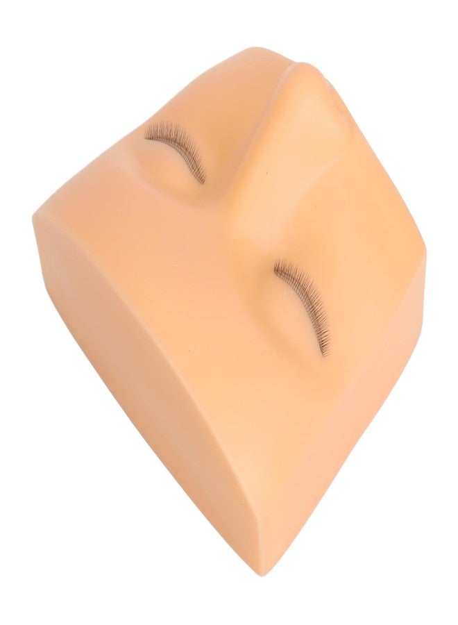 TARSHYRY 3 Layer Lashes Eyelash Mannequin Head, Beginner Practice, Soft Silicone, Wide Use (Yellow Skin) - Image 3