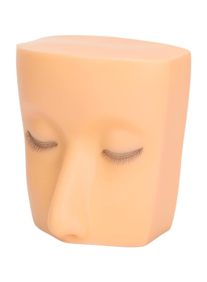 TARSHYRY 3 Layer Lashes Eyelash Mannequin Head, Beginner Practice, Soft Silicone, Wide Use (Yellow Skin) - Image 4
