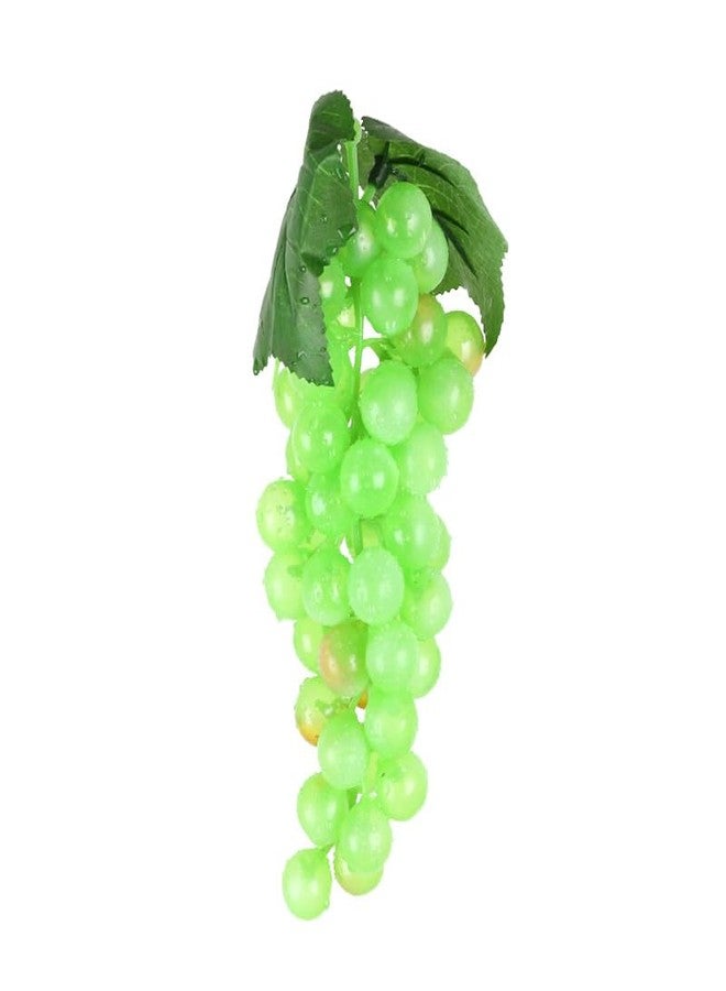 WLngtv 1 Bunches Green Artificial Grapes Plastic Hanging Grapes Decorative Fake Faux Fruit Centerpieces Props Simulated Fruit Ornaments for Home Kitchen - Image 5