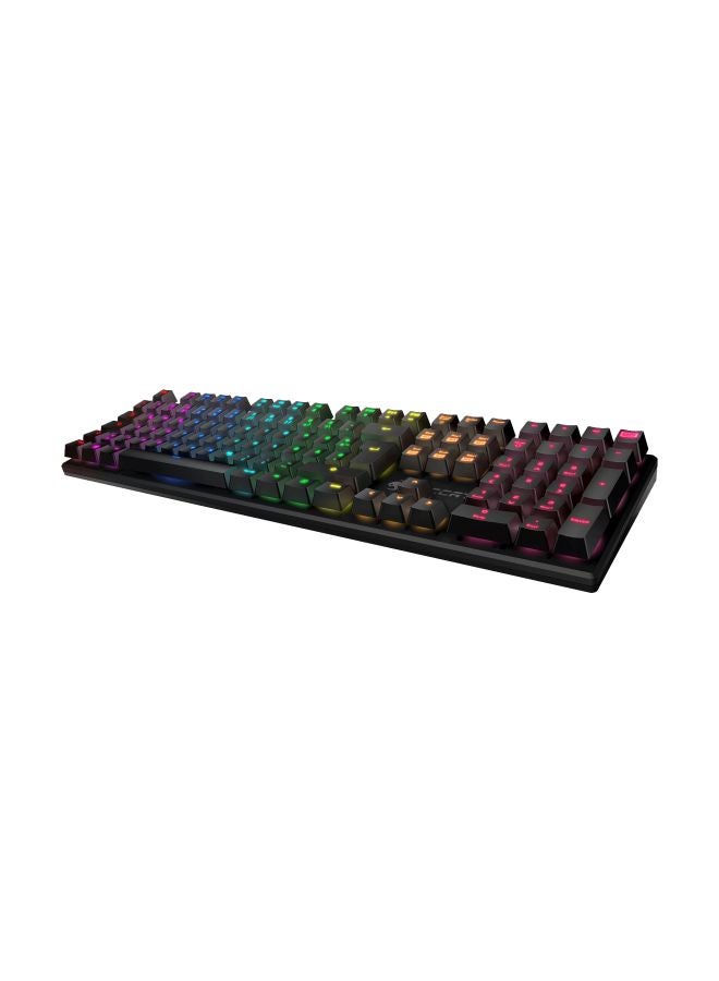 روكات لوحة مفاتيح سورا إف إكس ميكانيكة للألعاب بإضاءة متعددة الألوان RGB أسود - Image 1