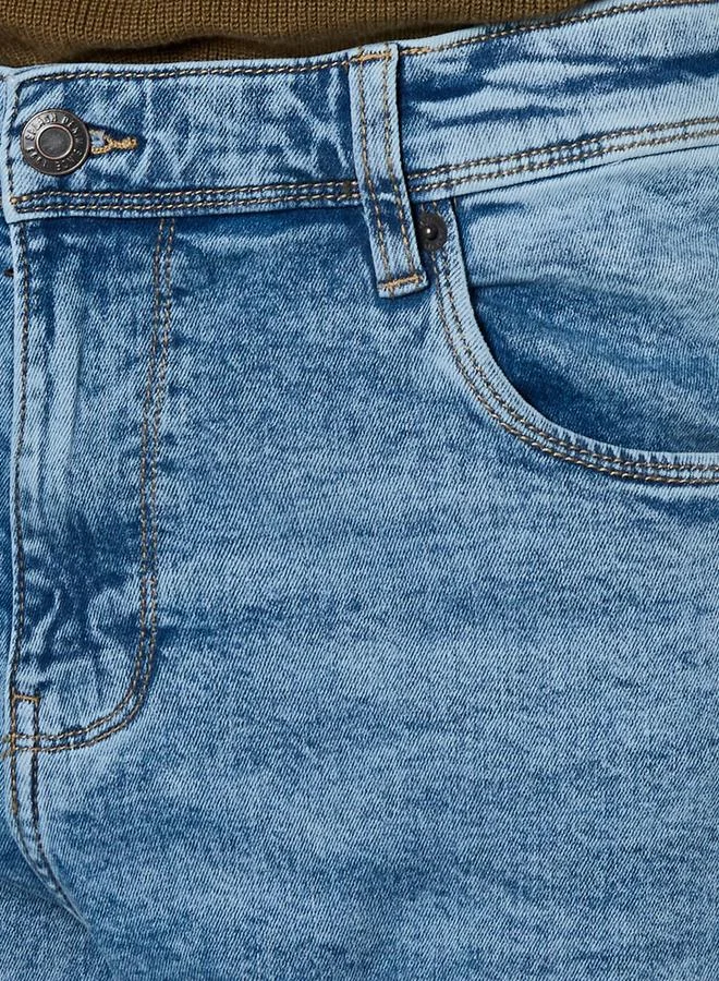 Splash FAV  Men Tapered Fit Flexi Waist Jeans for Men | Best Price UAE