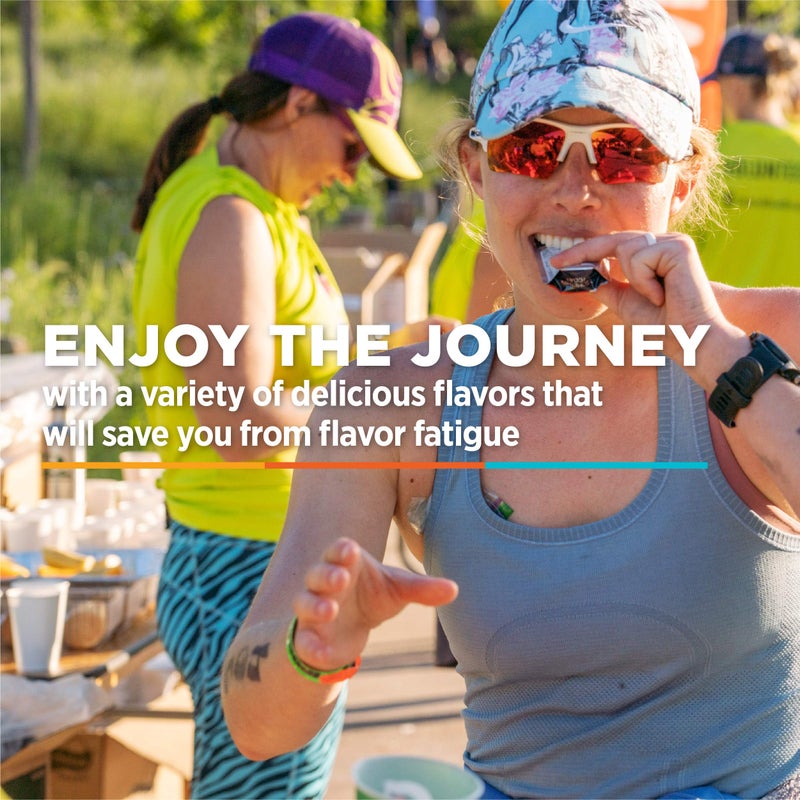 GU جيل الطاقة الأصلي من جي يو للطاقة الرياضية، نباتي، خالي من الغلوتين، كوشير، وخالي من الألبان، طاقة جاهزة لأي تمرين، 24 حبة، نكهات فواكه متنوعة - Image 4