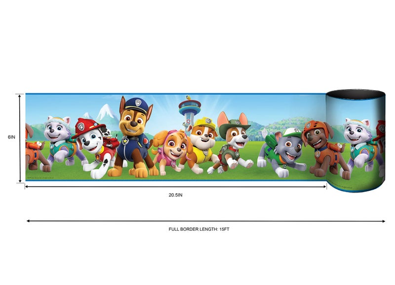 RoomMates RMK12133BD Paw Patrol Peel & Stick Wallpaper Border - Image 3
