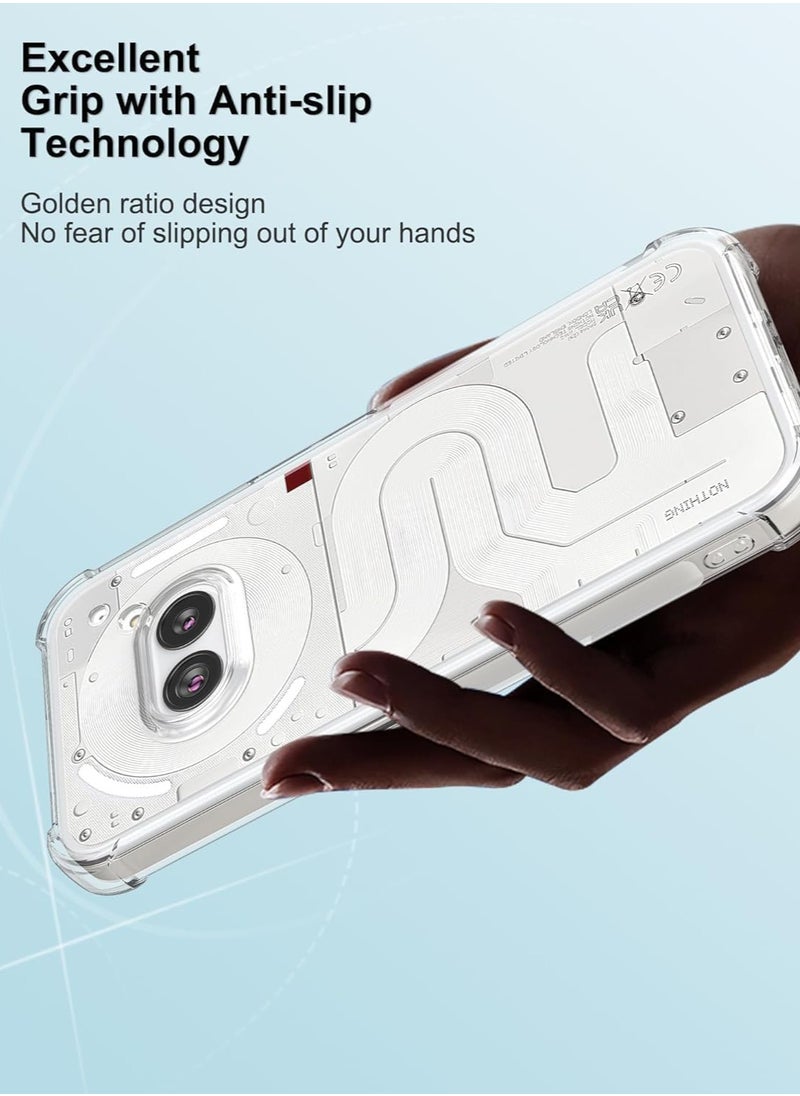 Houmt Nothing Phone 2a Case Cover with Reinforced Corner Bumper Slim Fit Shockproof Flexible Case for Nothing Phone 2a 5G 6.7-inch  - Image 4