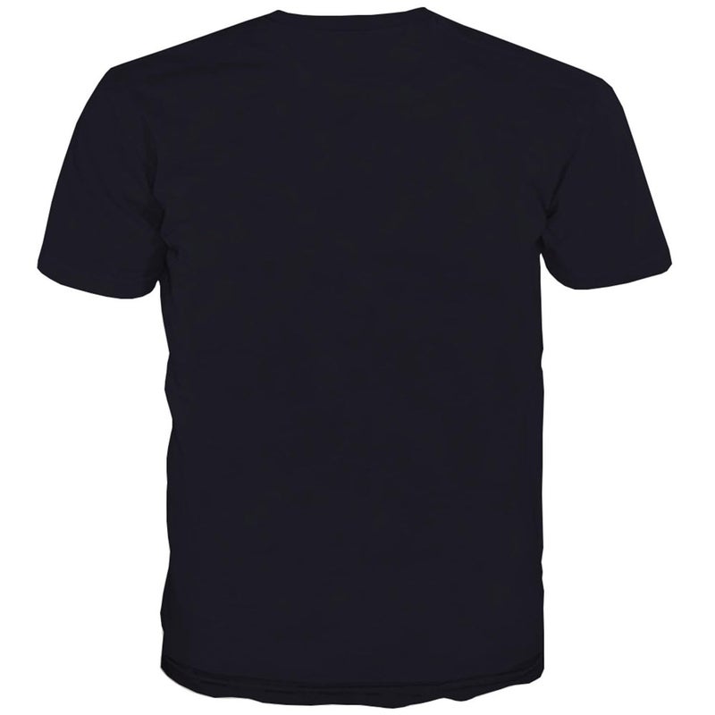 KYKU Adult Pirate Costume Mens Pirates T-Shirt Novelty Captain Tee, Black, Large - Image 4