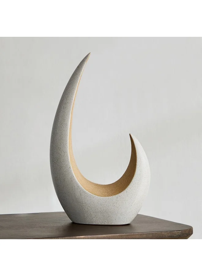 Home Box Blyth Ceramic Double Texture Accent 22.2 x 36.1 x 8.9 cm