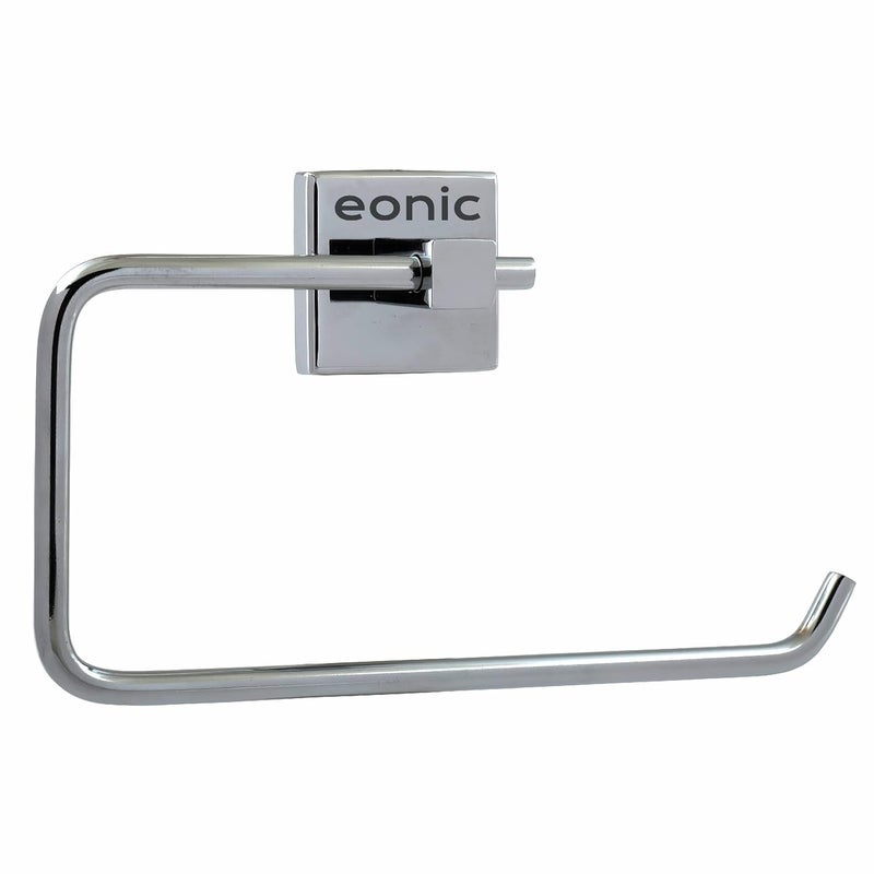 eonic eonic Stainless Steel Napkin Holder for Bathroom Wall Mounted Towel Ring Hanger for Kitchen and Wash Basin Chrome Finish  - Image 1