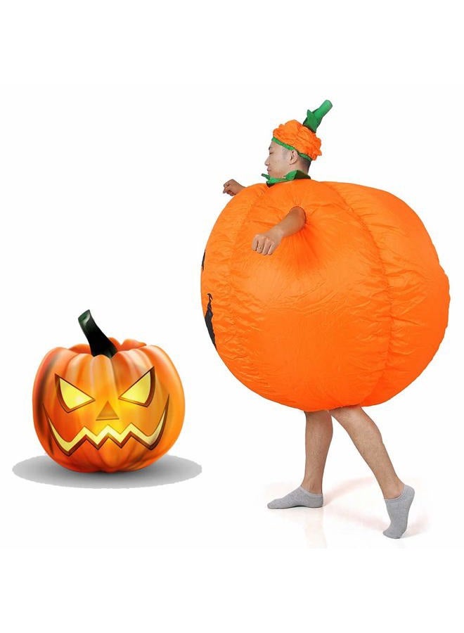 JASHKE Inflatable Pumpkin Costume Inflatable Halloween Costumes Fancy Dress for Adult - Image 3