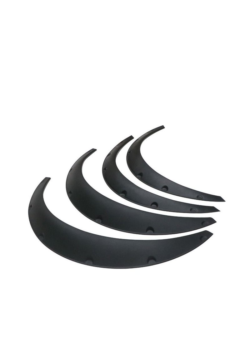 Y&D 4pcs Universal Fender Flares Extra Wide Body Wheel Arches Wheel Brow Fenders Splash Guard Modified Pieces Car Decoration Car Side Fender  - Image 1