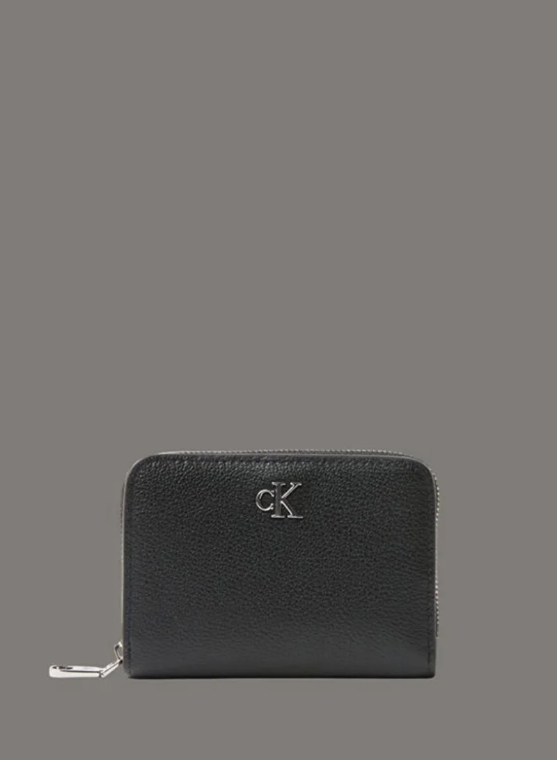 Calvin Klein Jeans Logo Zip Around Wallet
