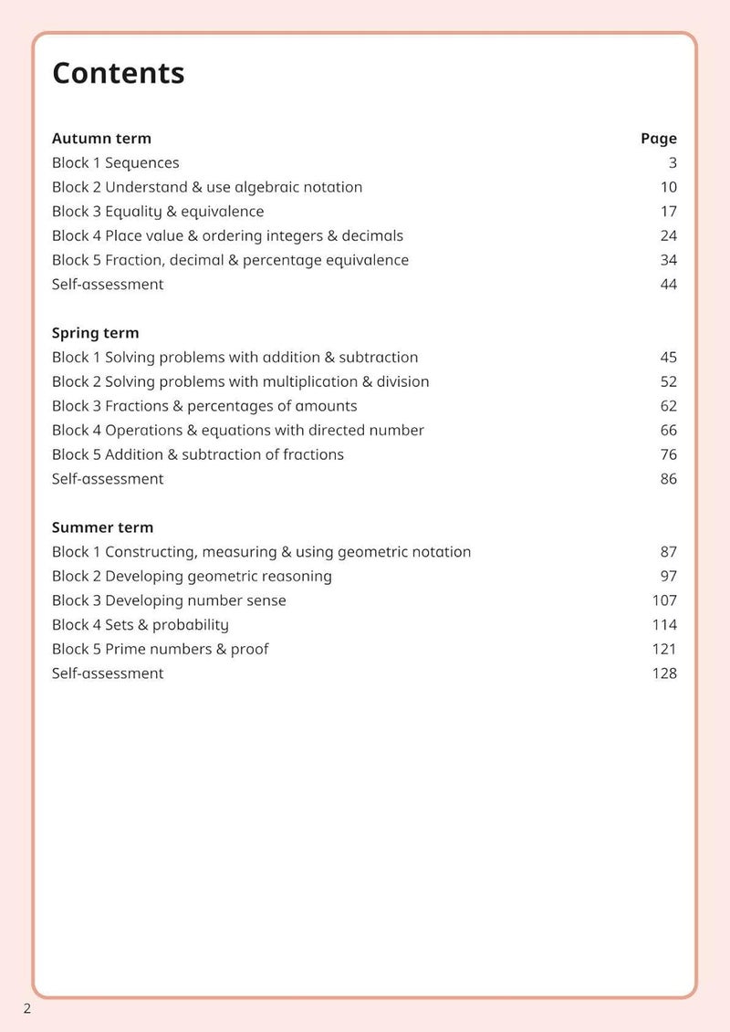 White Rose Maths Practice Journals Year 7 Workbook: Single Copy - Image 3