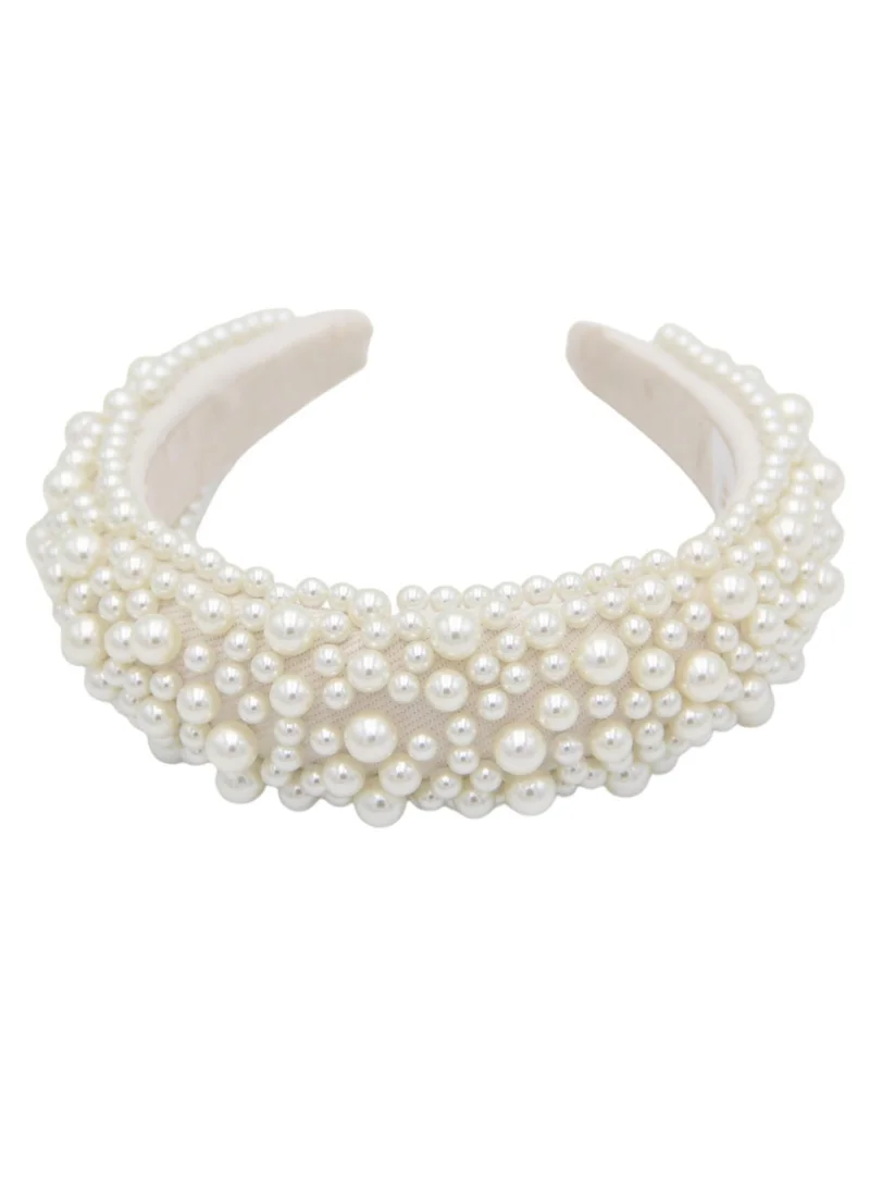 دىدانيالا Headband Olivia For Women's and  Girls Off White Pearl