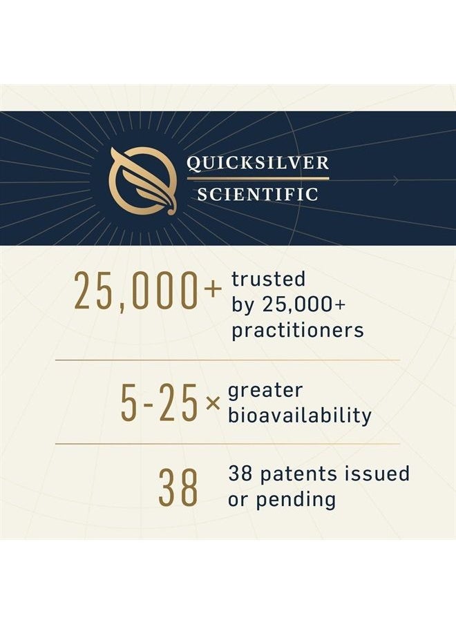 Quicksilver Scientific - Immune Charge+ Zinc Ionophore - Zinc Supplement Complexed with Quercetin, Luteolin, Hesperetin Immune + GI Support (60 Softgels) - Image 1