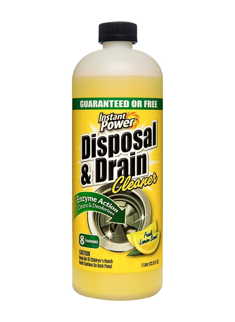 Instant Power Disposal and Drain Cleaner Lemon Scent 1 Liter - pzsku/ZB4A1911C31B07EACBD81Z/45/_/1703628375/a86b881e-765a-444a-80f5-166fc3ad9583