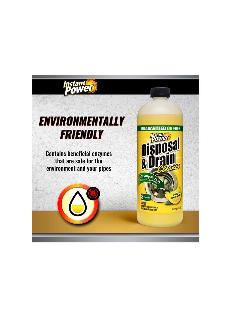 Instant Power Disposal and Drain Cleaner Lemon Scent 1 Liter - pzsku/ZB4A1911C31B07EACBD81Z/45/_/1703628376/46472295-c763-4d83-a3bf-0bb6bb0f30f8