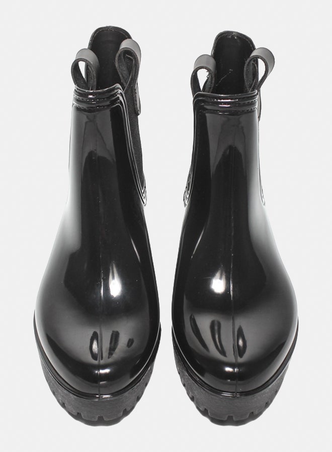 Glitter Women Half-Boots - Black - Image 3