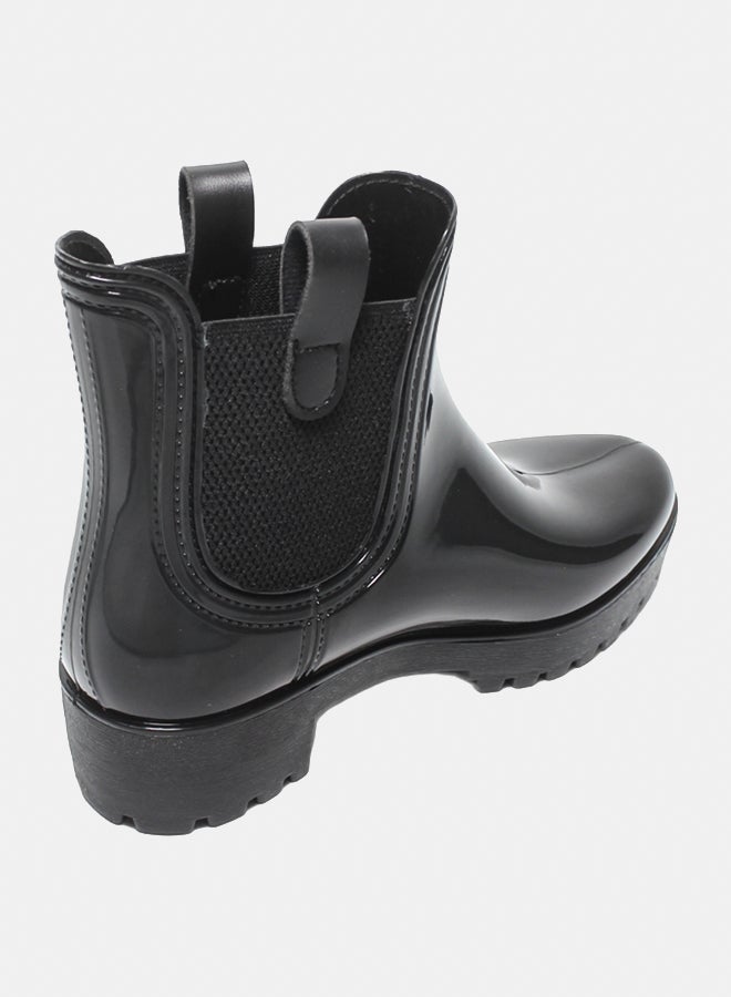 Glitter Women Half-Boots - Black - Image 4