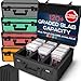 VALUN SLABPRO 120 3 ROW Graded Card Storage Box Durable Sports PSA Card Storage Box Organizer Slab for Your Collection For Baseball Football TCG MTG Cards Top Loader Design - Image 3
