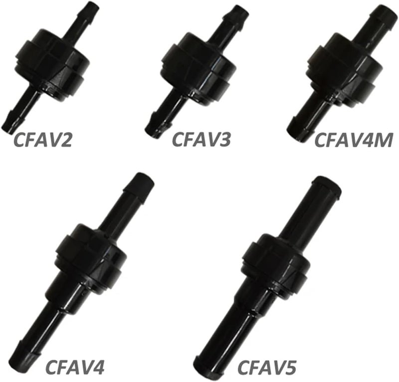6 Pcs Check Valves, Fuel One-way Gasoline Non-return Valves.(CFAV3) - Image 2