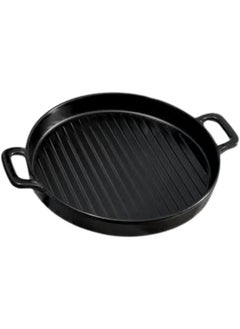 Non-stick Melamine Grill Tray With Side Handles - Ideal For Cooking And Grilling