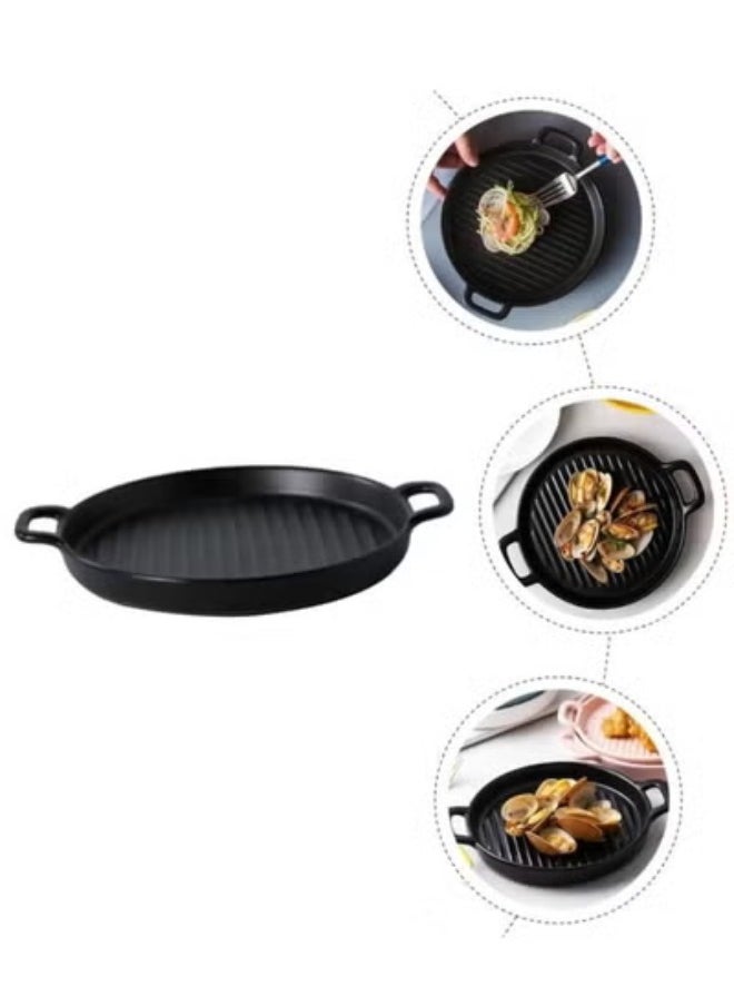 Generic - Non-stick Melamine Grill Tray With Side Handles - Ideal For Cooking And Grilling - Image 1