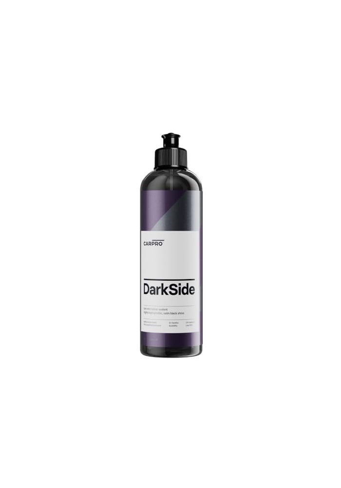 CARPRO DarkSide Tire Rubber Sealant Hydrophobic SelfCleaning Satin Black Shine UV Protection Revives Dull Faded Rubber Ready to Use 500mL 17oz - Image 1