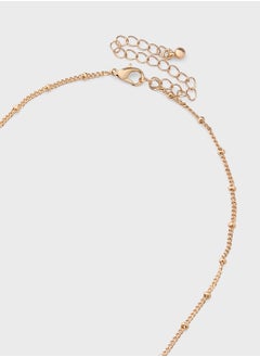 ELLA Shell Pendant Chain Necklace With Two Mix Pack Pendants  - Image 3