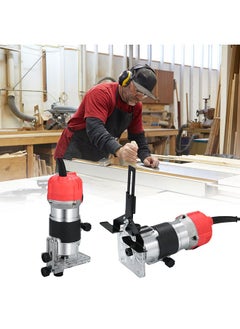 NIBEMINENT Trim Router With Transparent Base Silver/Red/Black 23.00x11.00x13.00cm  - Image 3